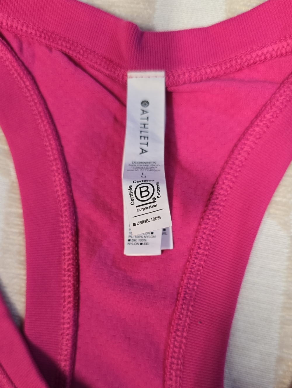 Athleta Womens Bright Pink One-Piece Bodysuit